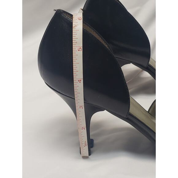 Unisa Black Open Toe Beaded Design High Heels | Women's Shoe Size 8 - Picture 8 of 10